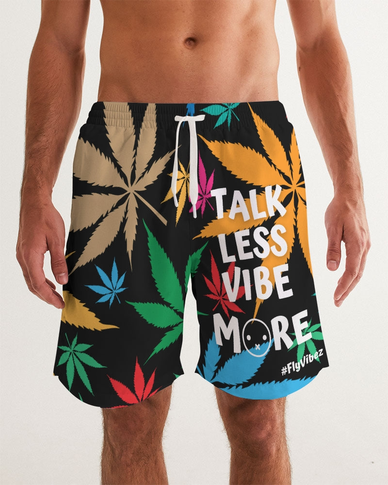 TALK LESS VIBE MORE (Za 1) Men's Swim Trunk