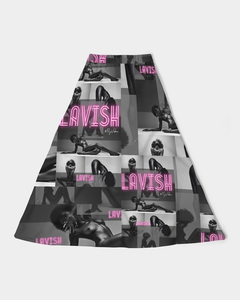 Amor Lavon "Lavish" Women's A-Line Midi Skirt