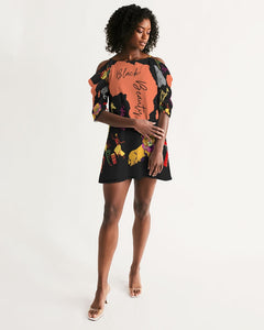 Women's Open Shoulder A-Line Dress