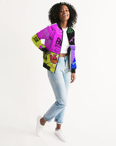 Amor Lavon Be Yourself Collection Women's Bomber Jacket