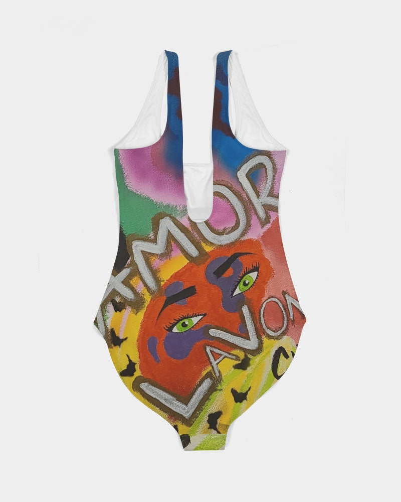 Amor Lavon Limited " Piere Devon" Collection Women's One-Piece Swimsuit