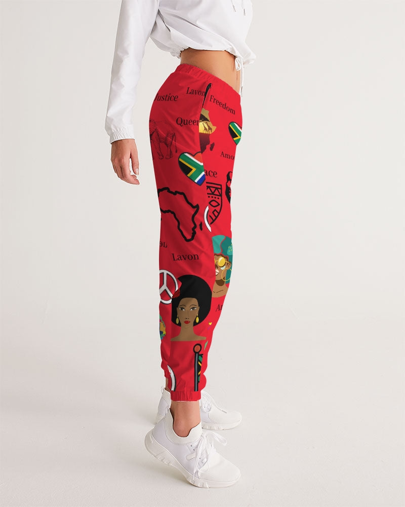 Amor Lavon Black Love Is Power Collection Women's Track Pants