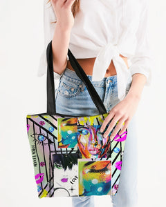 Amor Lavon Sexy As Hell Collection Canvas Zip Tote