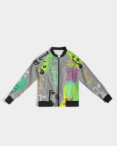 Amor Lavon Neon Lights Collection Women's Bomber Jacket