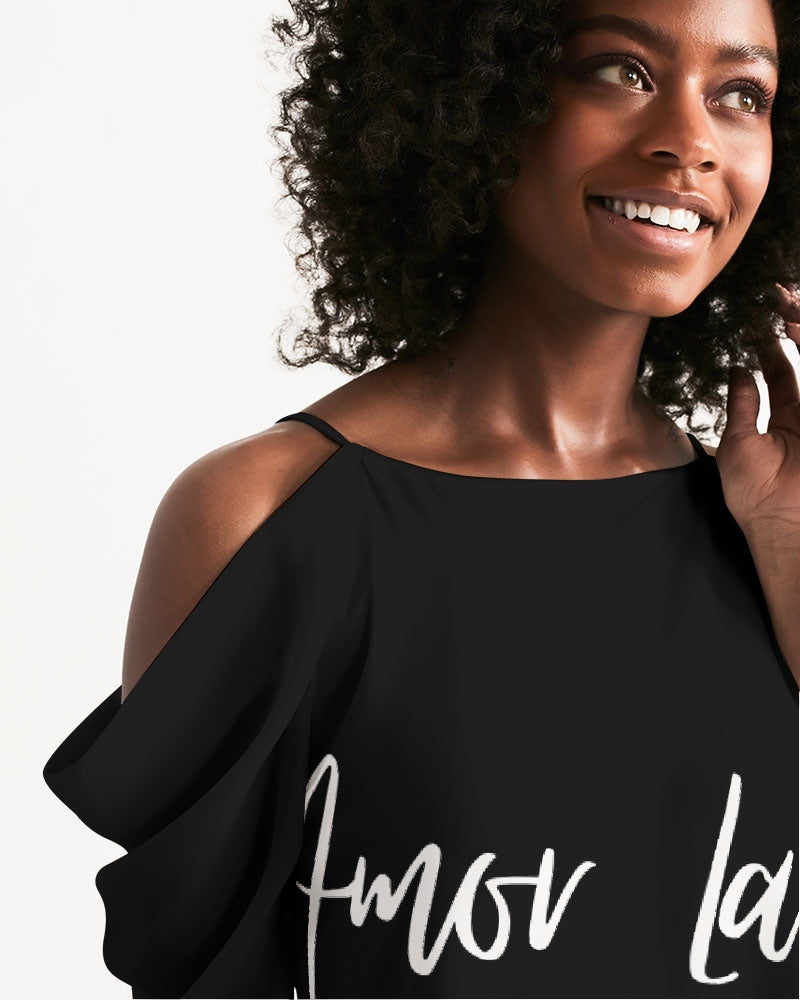 Women's Open Shoulder A-Line Dress