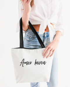 Canvas Zip Tote