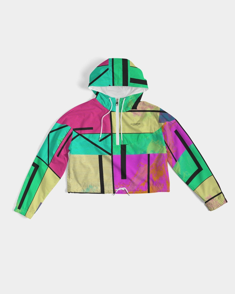 A.L Next Level Collection Women's Cropped Windbreaker