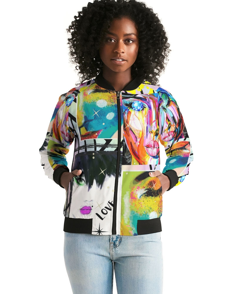 Amor Lavon Sexy As Hell Collection Women's Bomber Jacket