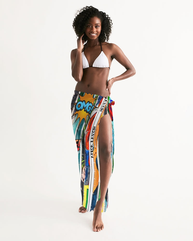 Amor Lavon Here Comes The Boom Pow Collection Swim Cover Up