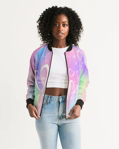 Amor Lavon Love Collection Women's Bomber Jacket