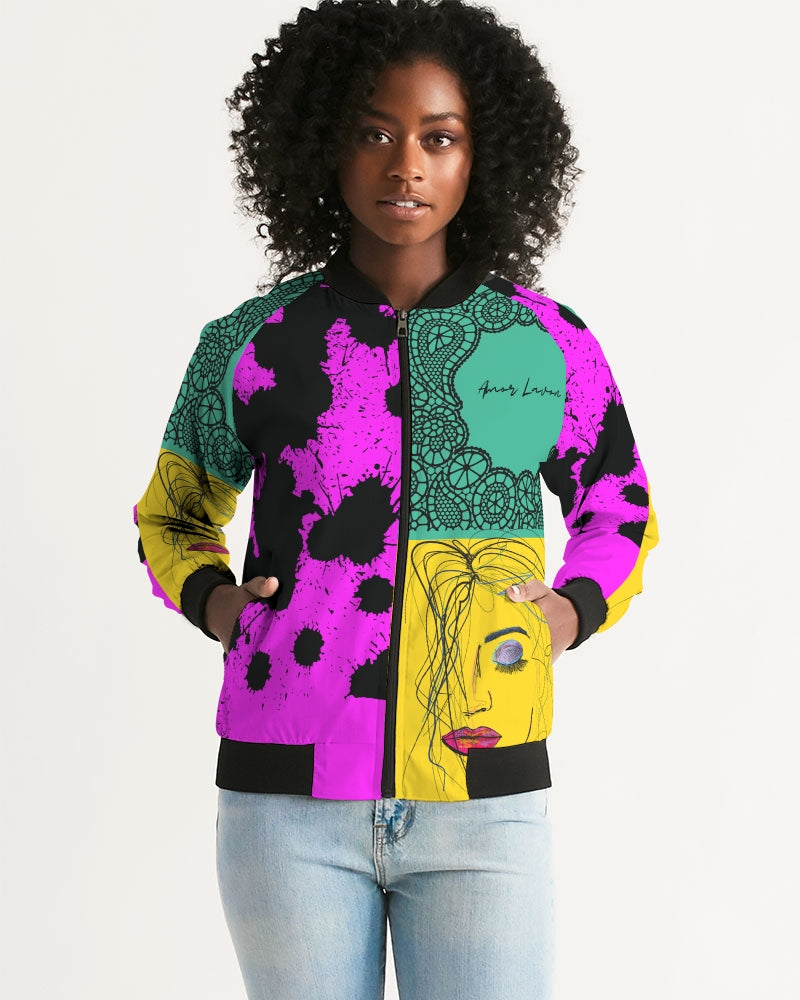 Amor Lavon Oh Yea Collection Women's Bomber Jacket