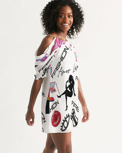 Women's Open Shoulder A-Line Dress