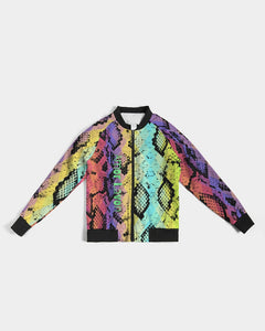 A.L Snakeskin Beauty Women's Bomber Jacket