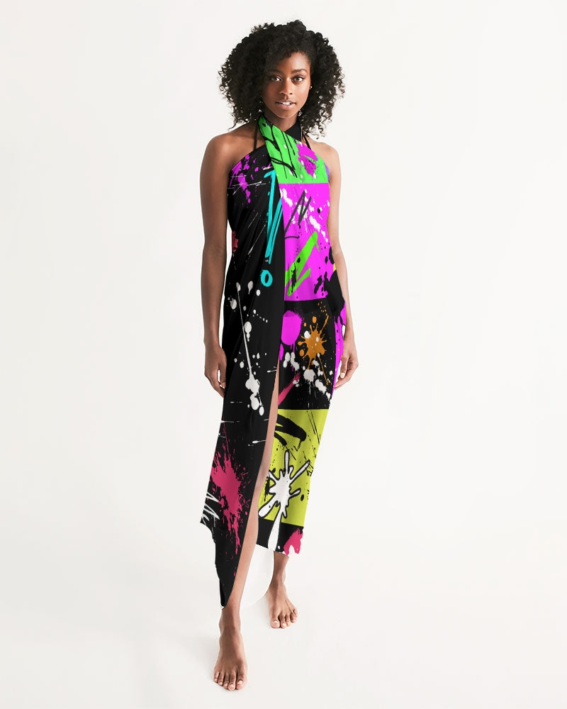 Amor Lavon She Painted Down Collection Swim Cover Up