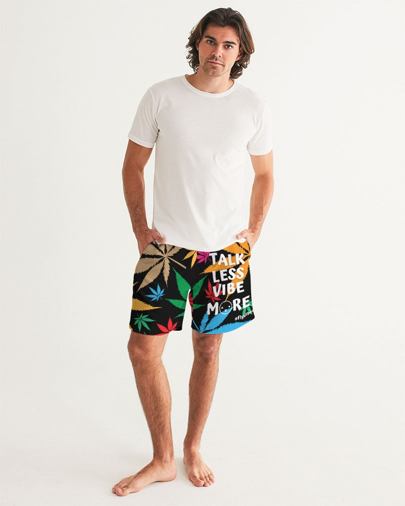 TALK LESS VIBE MORE (Za 1) Men's Swim Trunk