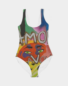 Amor Lavon Limited " Piere Devon" Collection Women's One-Piece Swimsuit