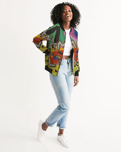 Amor Lavon Limited " Piere Devon" Collection Women's Bomber Jacket