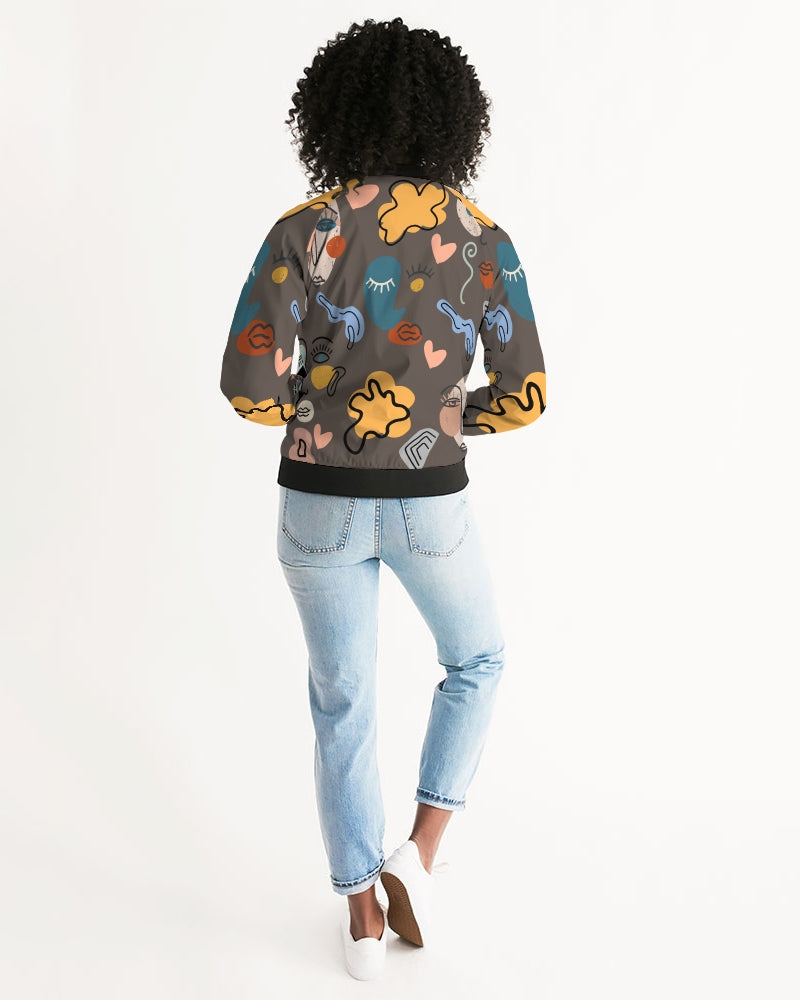 Amor Lavon Free Spirit Collection Women's Bomber Jacket