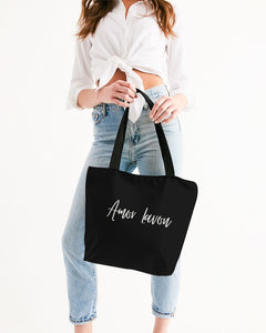 Canvas Zip Tote