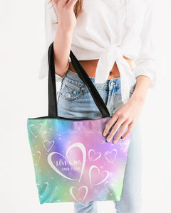 Amor Lavon Love Collection Canvas Zip Tote