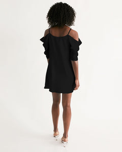 Women's Open Shoulder A-Line Dress