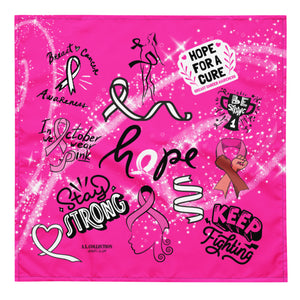 A.L Breast Cancer Awareness All-over print bandana