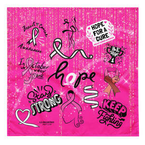 A.L Breast Cancer Awareness All-over print bandana