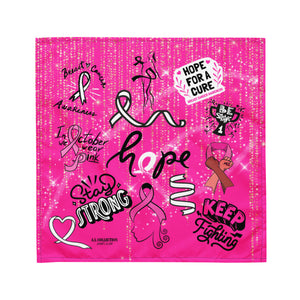 A.L Breast Cancer Awareness All-over print bandana