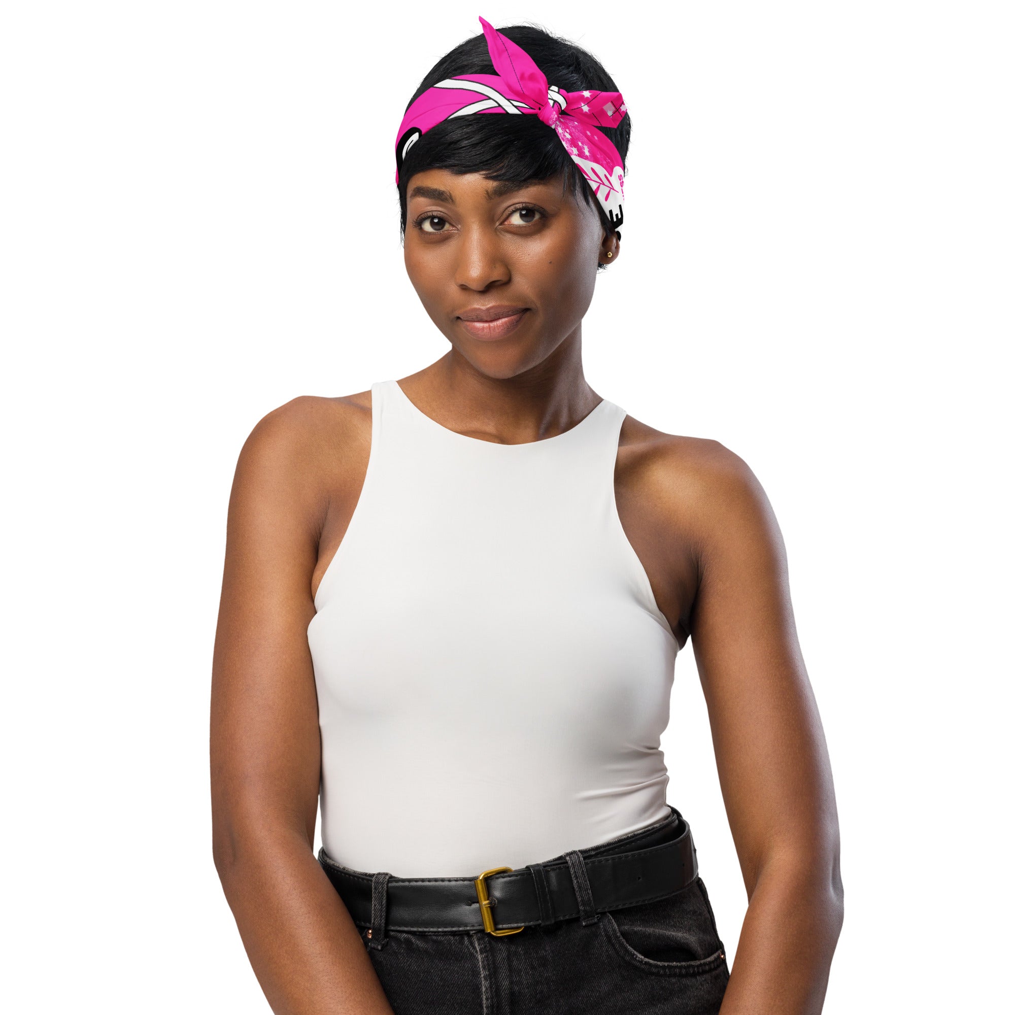 A.L Breast Cancer Awareness All-over print bandana