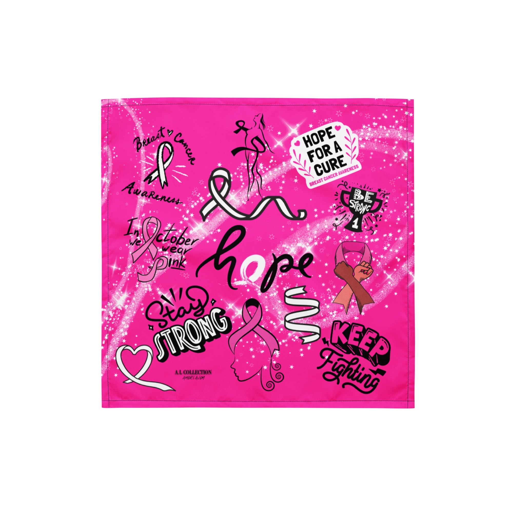 A.L Breast Cancer Awareness All-over print bandana