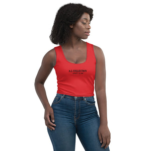 A.L RED Crop Top