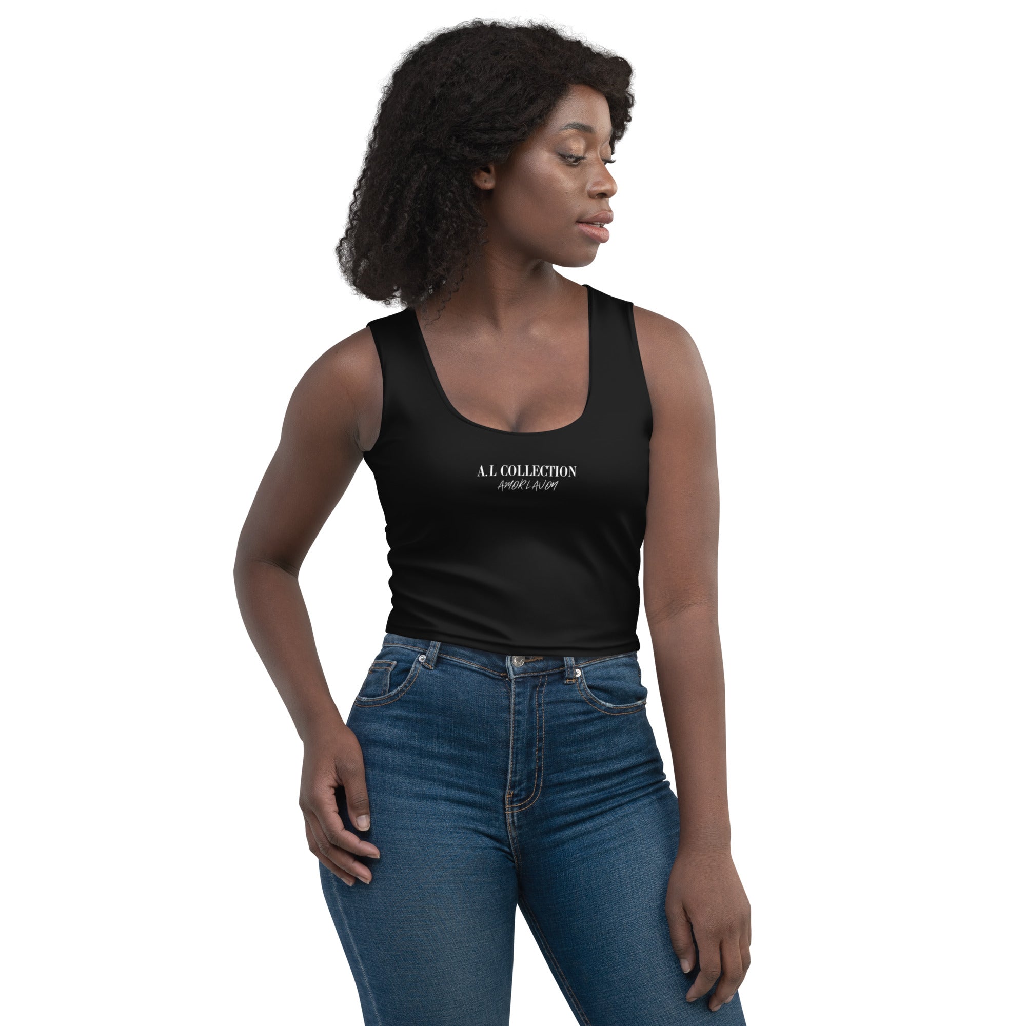 A.L BLACK Crop Top