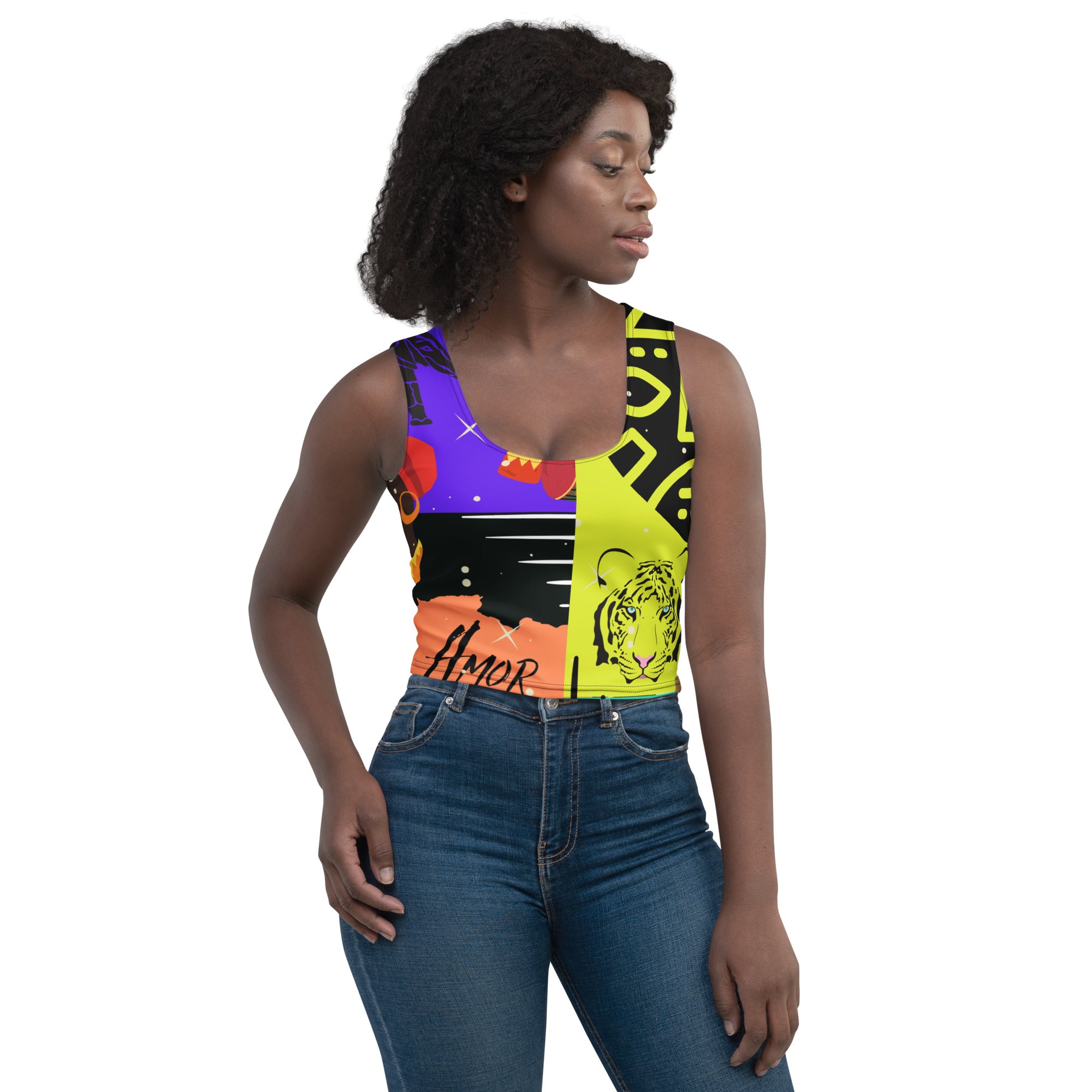 Amor Lavon Living Free Collection Crop Top