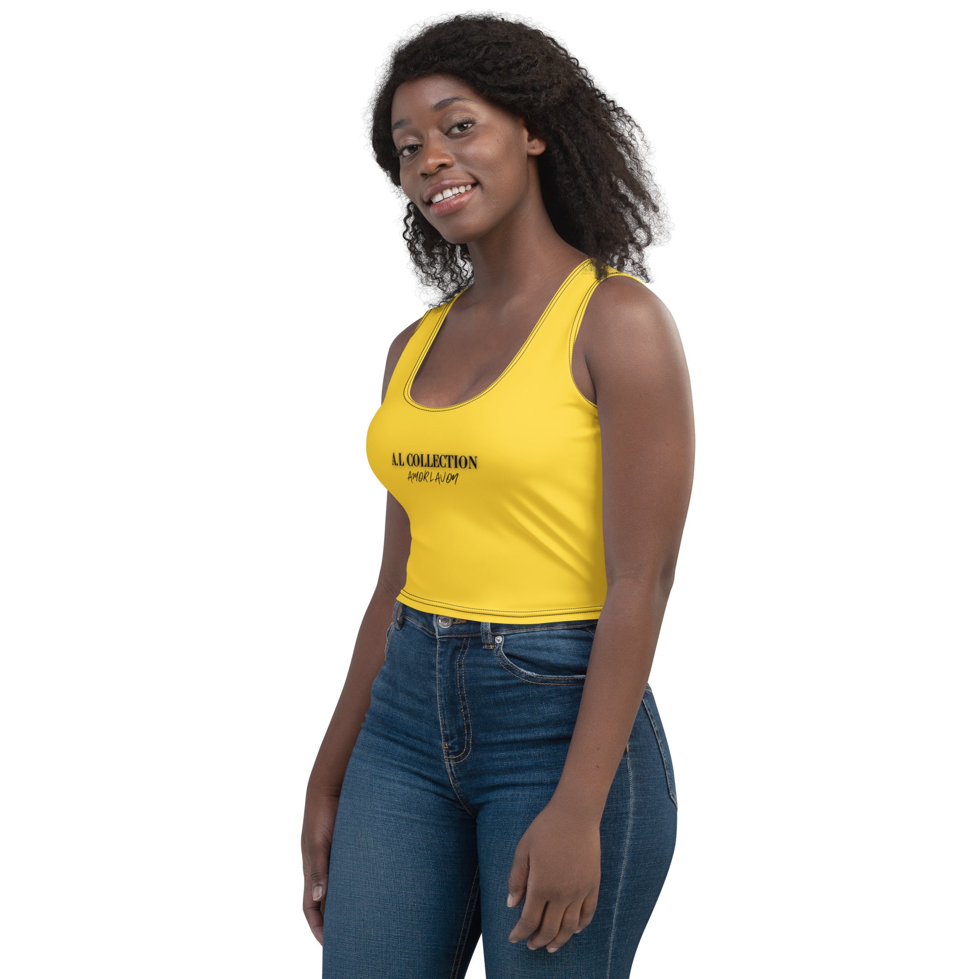 A.L YELLOW Crop Top