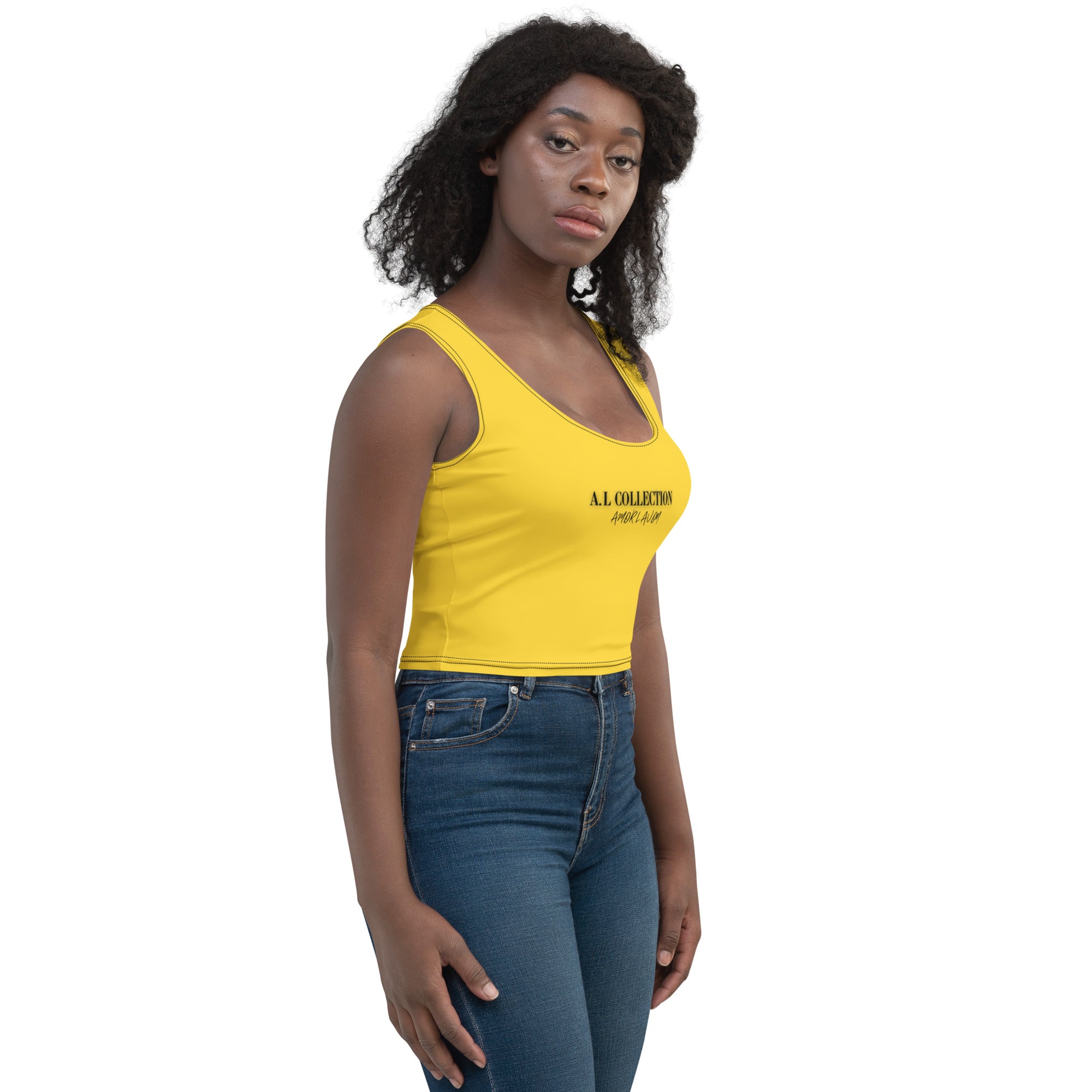 A.L YELLOW Crop Top