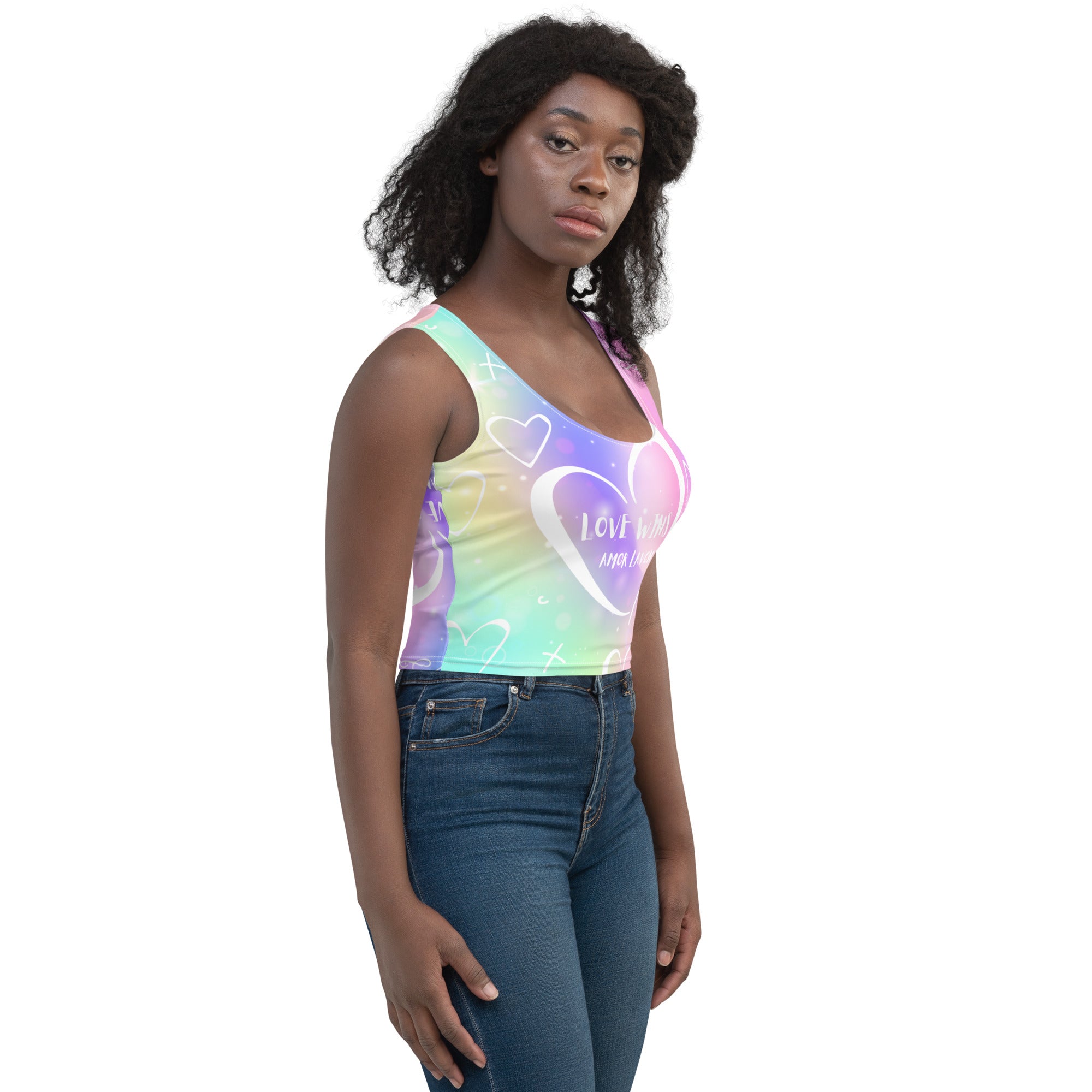 Amor Lavon Love Crop Top