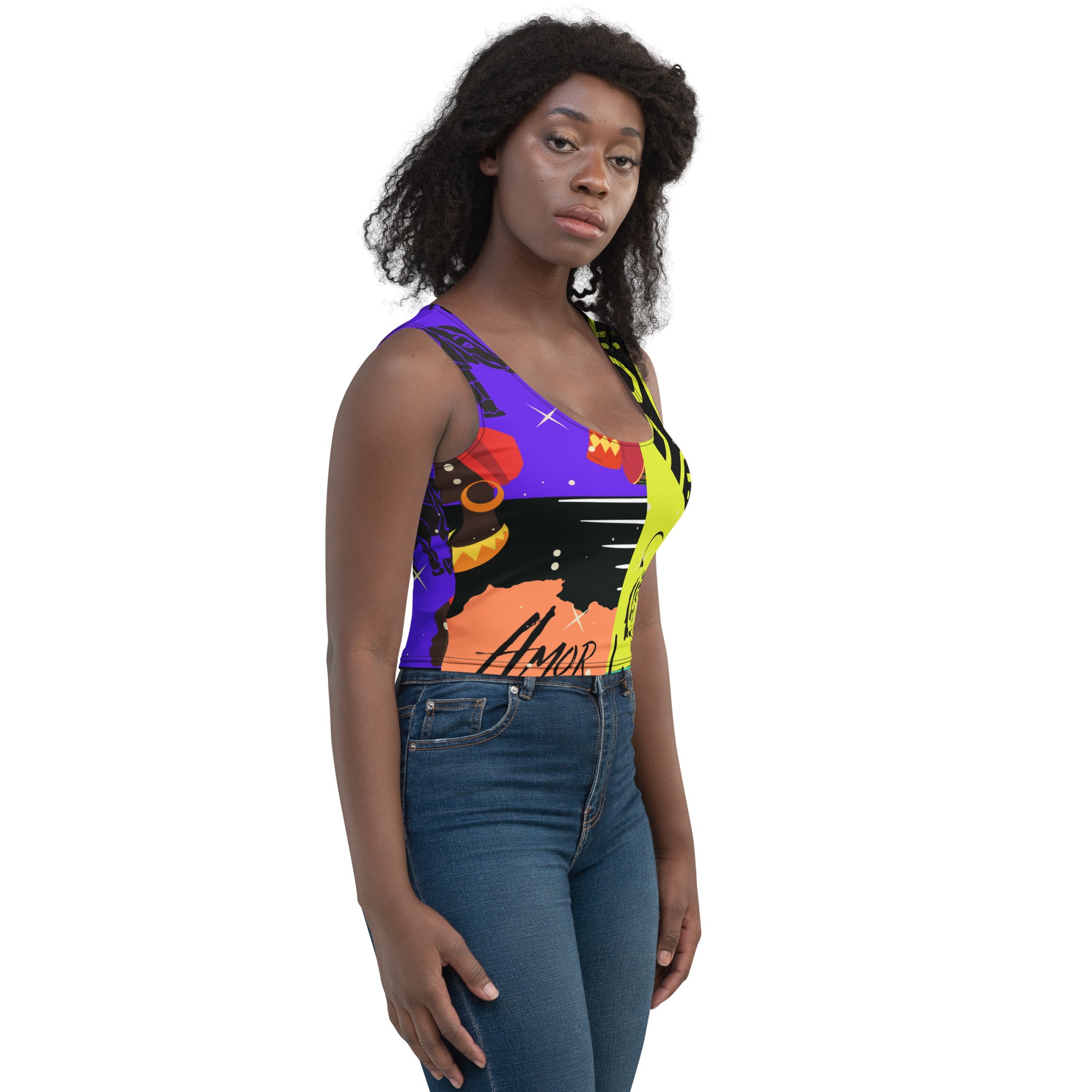 Amor Lavon Living Free Collection Crop Top