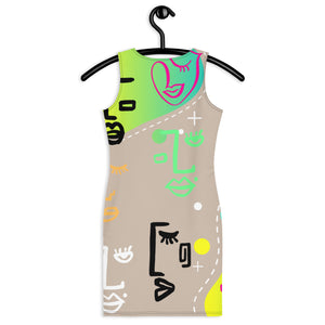 Amor Lavon Neon Lights Sublimation Cut & Sew Dress