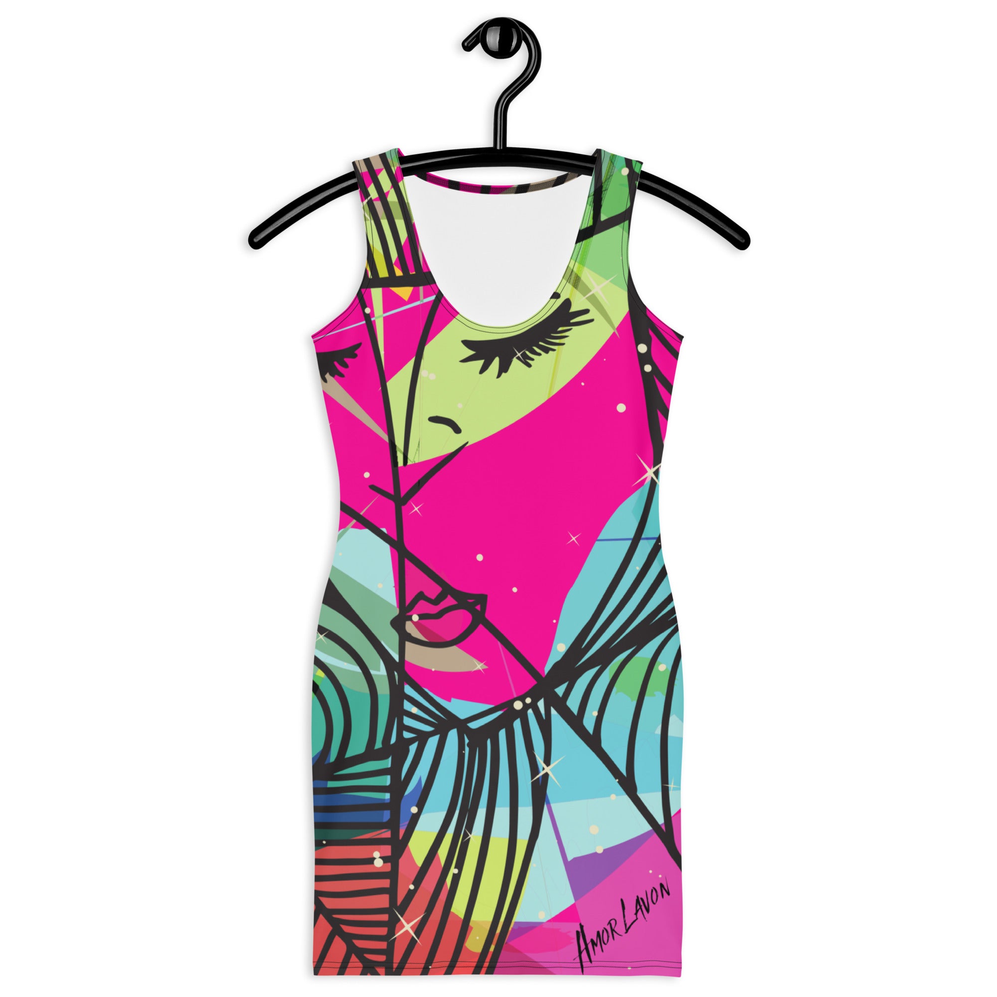 Amor Lavon "Roslyn" Sublimation Cut & Sew Dress