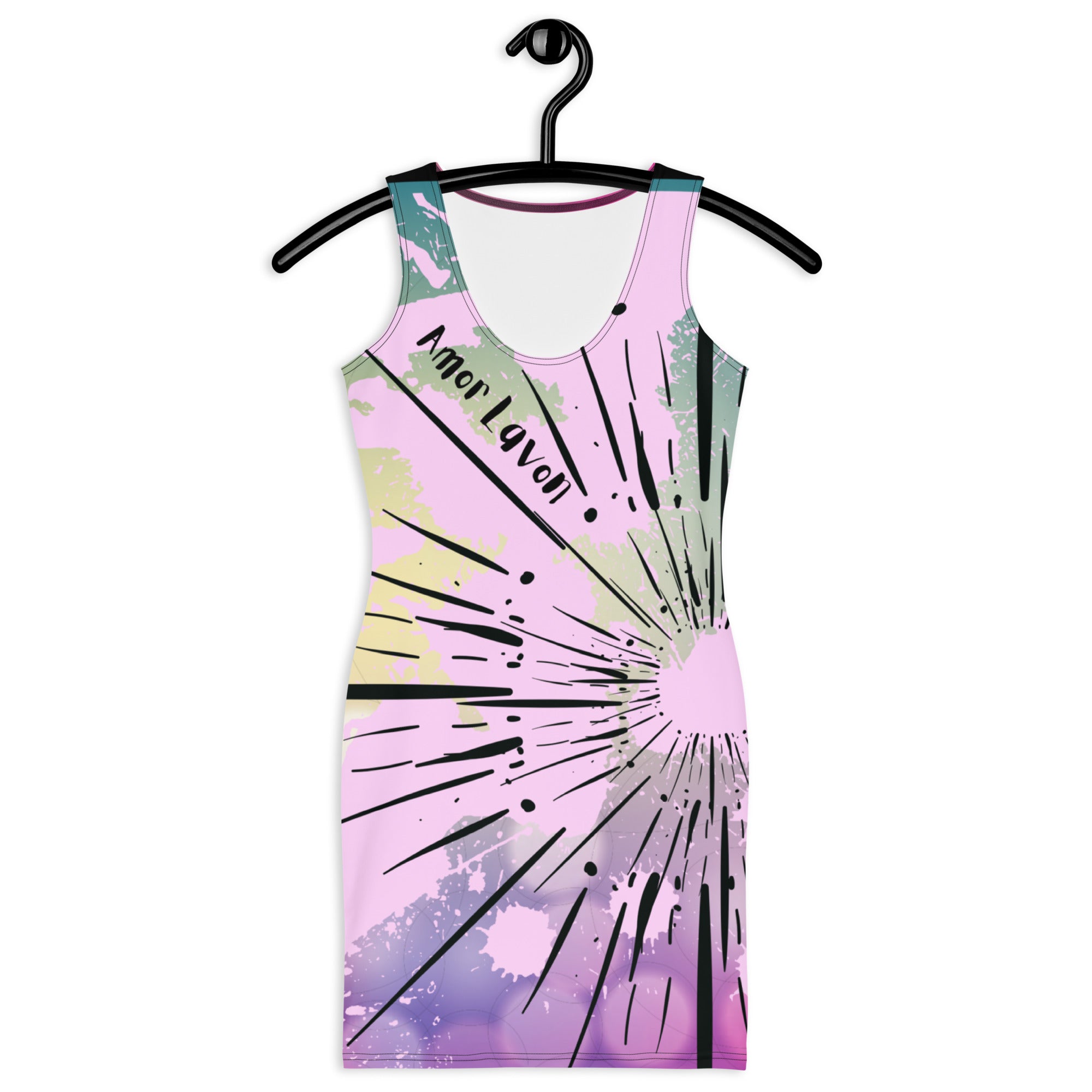 Amor Lavon Flashing Lights Sublimation Cut & Sew Dress