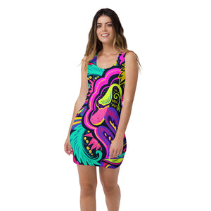 A.L Dangerous Sublimation Cut & Sew Dress