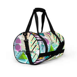 A.L "She So Spicy" All-over print gym bag