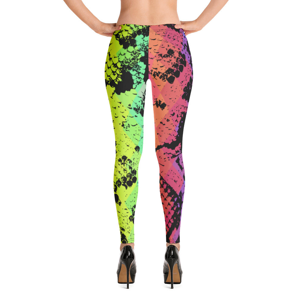 A.L Snakeskin Beauty Leggings