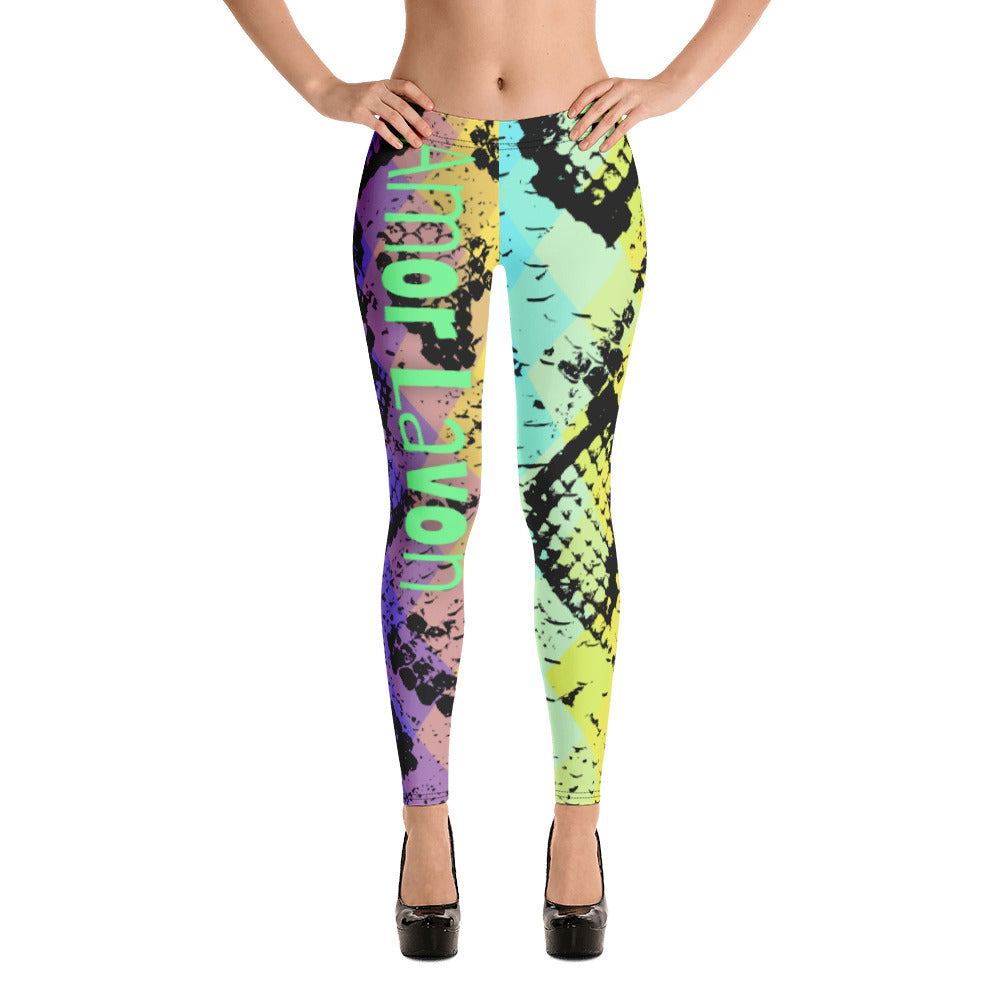 A.L Snakeskin Beauty Leggings