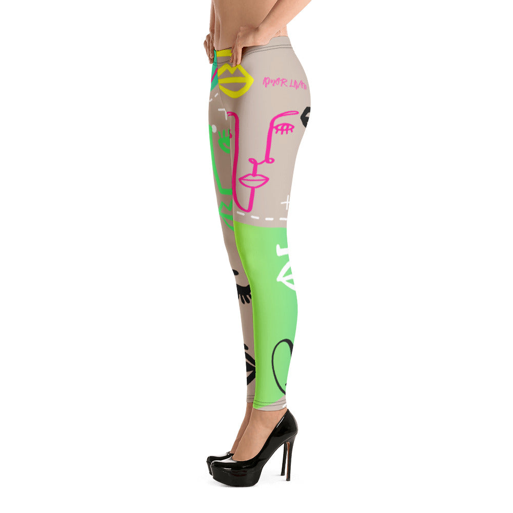 Amor Lavon Neon Lights Leggings