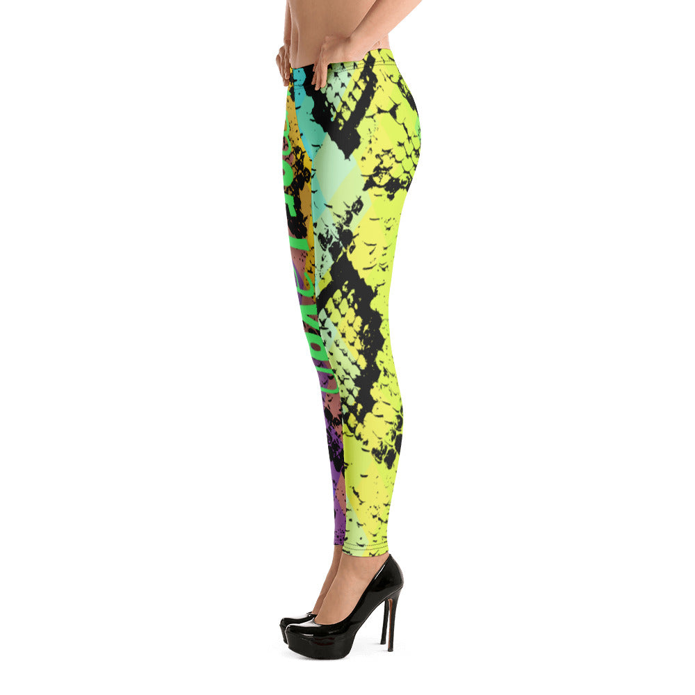 A.L Snakeskin Beauty Leggings