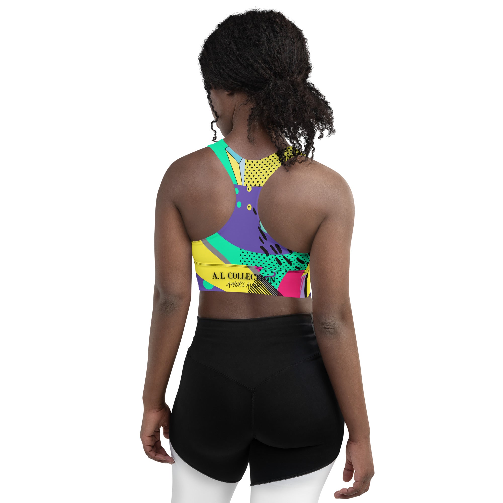 A.L COLLECTION "RACHEL" Longline sports bra