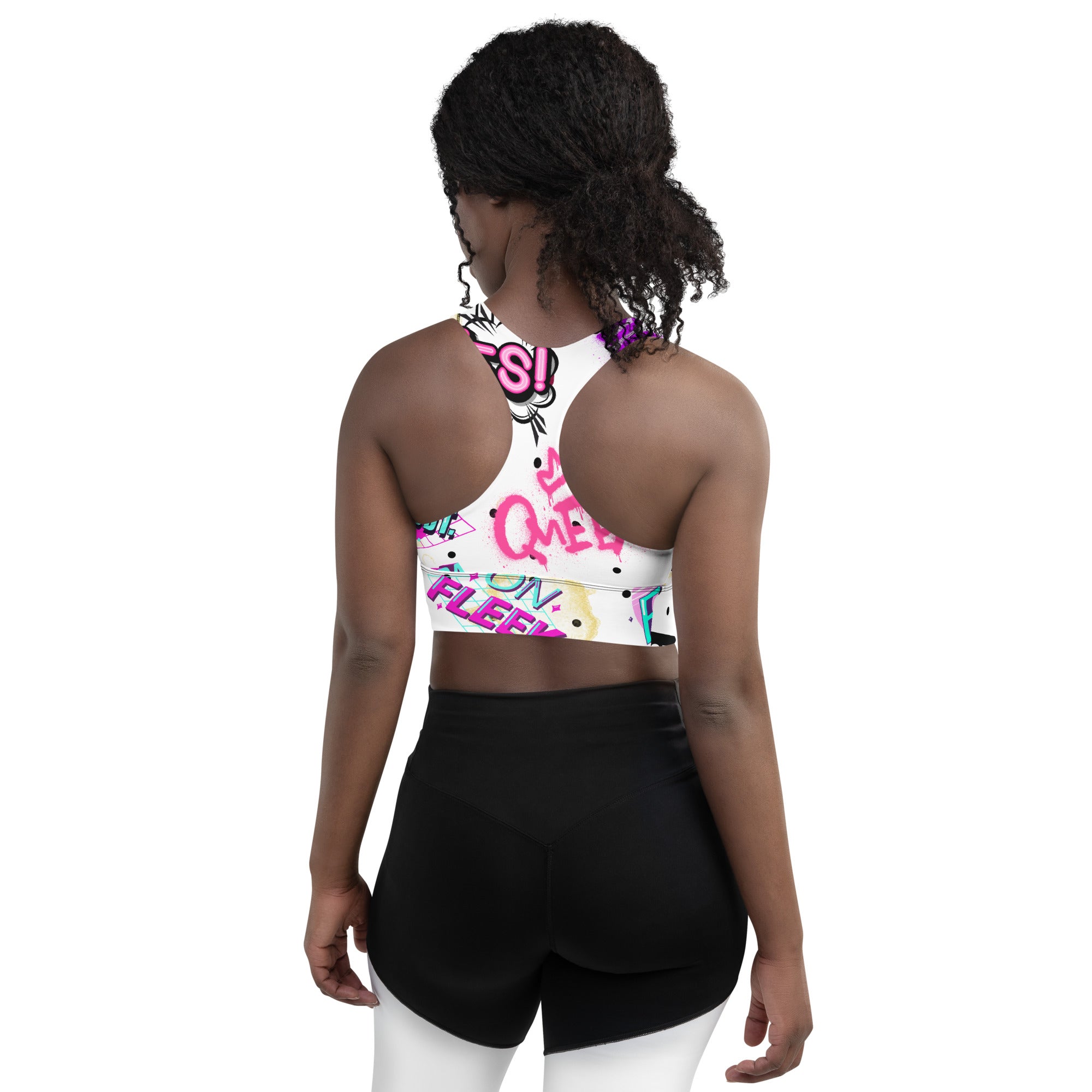 A.L COLLECTION "Queen Flexx" Longline sports bra