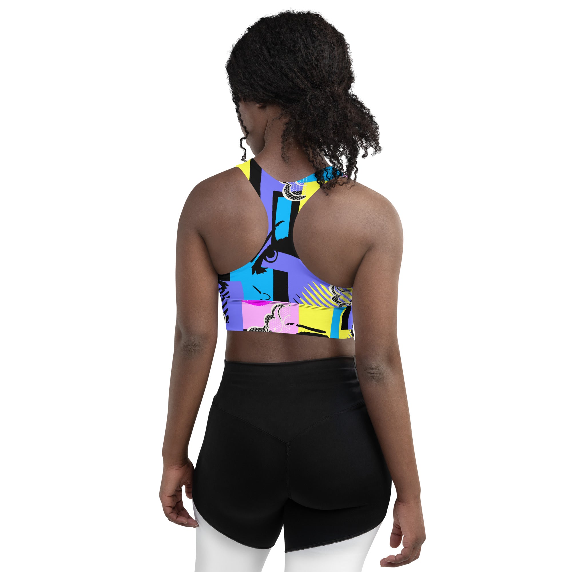 A.L COLLECTION "Serving Beauty" Longline sports bra