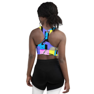 A.L COLLECTION "Serving Beauty" Longline sports bra